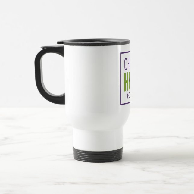 Wählen Sie HOPE - Travel Mug (weiß) Reisebecher (Links)