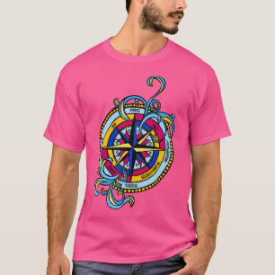 Wählen Sie Ihr Adventure Compass Blue T-Shirt