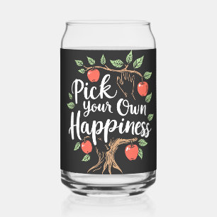 Wählen Sie Ihr eigenes Glück Apple Picking Saison Dosenglas