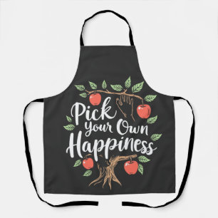 Wählen Sie Ihr eigenes Glück Apple Picking Saison Schürze