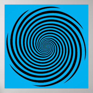 Wählen Sie Ihr Hintergrundfarbe Hypnose-Poster aus Poster