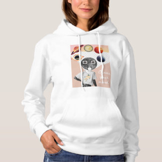 Wählen Sie Ihr Stimmung Galaxie Astronaut Raum Pos Hoodie