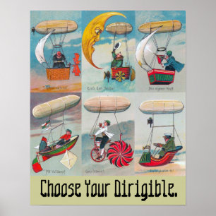 wählen Sie Ihr unverbesserliches wackeliges Luftsc Poster