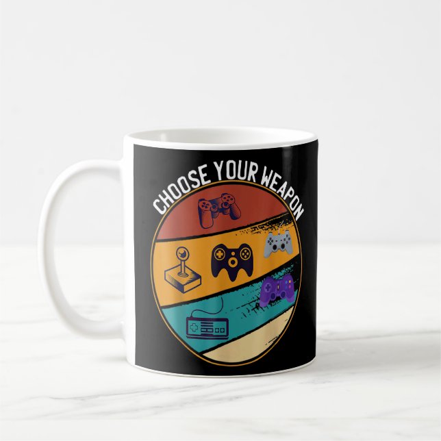 Wählen Sie Ihr Video Game Gaming Console Game für  Kaffeetasse (Links)