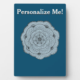 Wählen Sie Ihre eigene Blume für die Farblasche. Fotoplatte