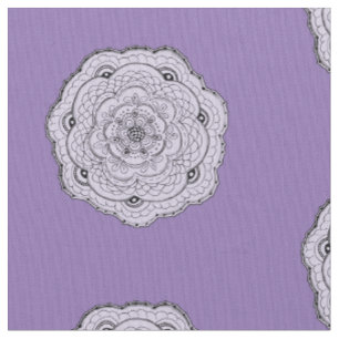 Wählen Sie Ihre eigene farbige Lacy Crochet Doily- Stoff