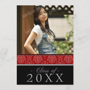 Wählen Sie IHRE Farbdamast-12x18 Einladung