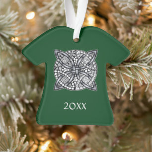 Wählen Sie Ihre Farbe keltisch Knot dekorative Mus Ornament