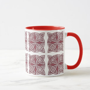 Wählen Sie Ihre Farbe keltisches Dekorationsmuster Tasse