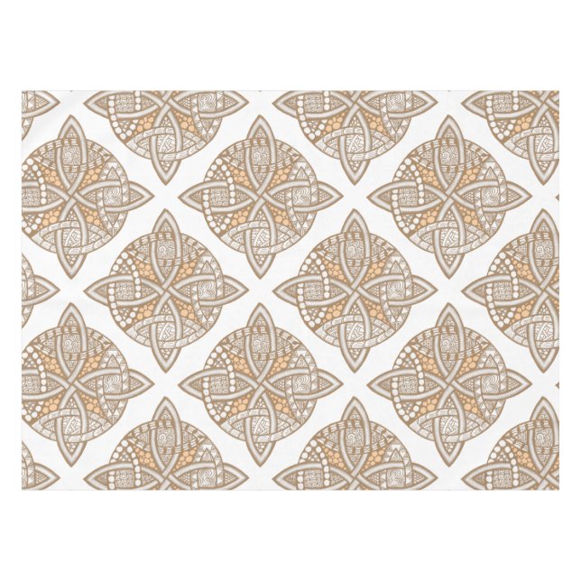 Wählen Sie Ihre Farbe keltisches Dekorationsmuster Tischdecke (Vorderseite (Horizontal))