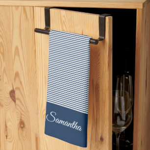 Wählen Sie Ihre Farbe Moderne Minimale Streifen un Geschirrtuch