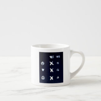 ...Wählen Sie Ihre Freiheit...Kunst von Jutta Gabr Espressotasse