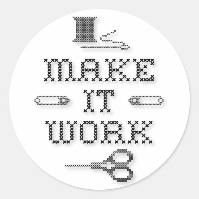 Wählen Sie Ihre Hintergrundfarbe aus Runder Aufkleber (Vorderseite)