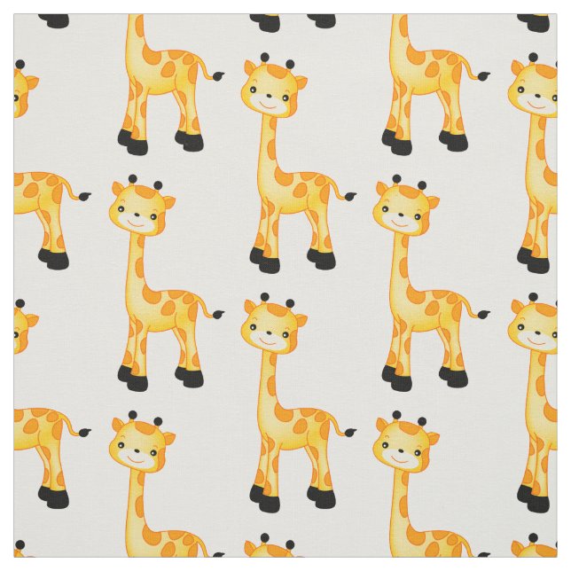 Wählen Sie Ihre Hintergrundfarbe Giraffe Gewebe Stoff (Muster)