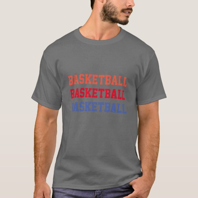 Wählen Sie Ihre Hobbies Basketball Text Männer T-Shirt (Vorderseite)