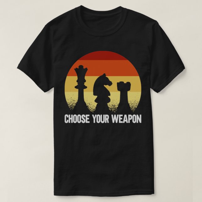 Wählen Sie Ihre Waffe aus T-Shirt (Design vorne)