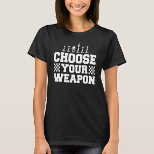 Wählen Sie Ihre Weapon Schach Kostüm Schach Apple T-Shirt