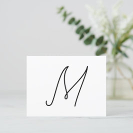 Wählen Sie Ihren eigenen Brief | Schriftart Style: Postkarte