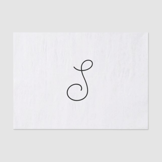 Wählen Sie Ihren eigenen Brief | Schriftart Style: Seidenpapier (Vorderseite)