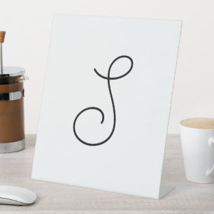 Wählen Sie Ihren eigenen Brief Schriftart Style: Sockelschild