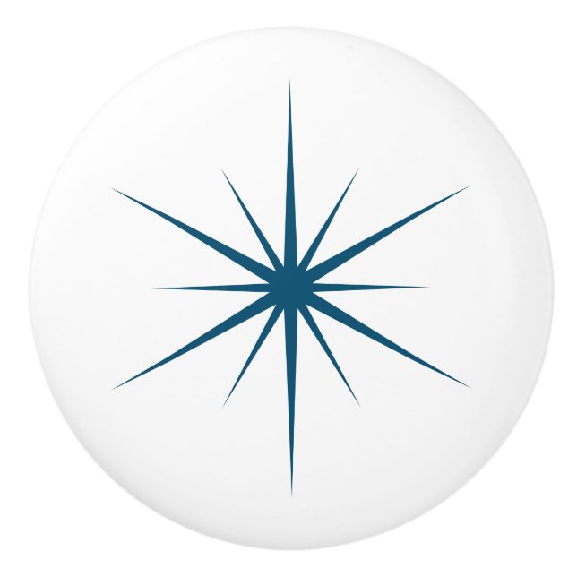 Wählen Sie Ihren eigenen Farbspass Mitte des Jahrh Keramikknauf (Vorderseite)