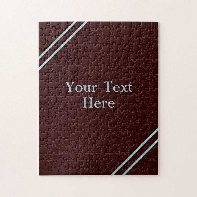 Wählen Sie Ihren Text Hard Blue Schwierigkeit Soli Puzzle (Vertikal)