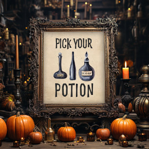 Wählen Sie Ihren Ton aus HALLOWEEN-PARTY Poster