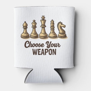 Wählen Sie Ihren Weapon Funny Schach Pieces Player Dosenkühler