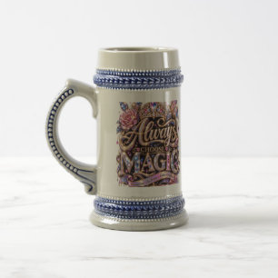 Wählen Sie immer das magische funkelnde Kristallde Bierglas