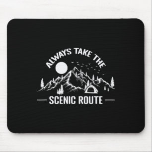 Wählen Sie immer die landschaftlich reizvolle Rout Mousepad