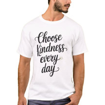 Wählen Sie jeden Tag Freundlichkeit Elegante Hands