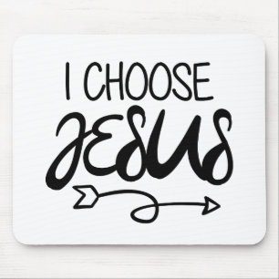Wählen Sie Jesus Art Gospel Grafik Christlich Art  Mousepad