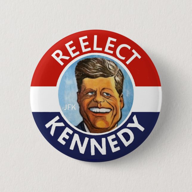 WÄHLEN SIE JFK JACK KENNEDY WIEDER BUTTON (Vorderseite)
