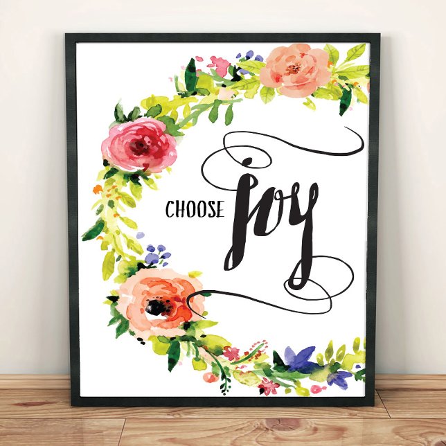 Wählen Sie Joy Art Print Poster (Von Creator hochgeladen)