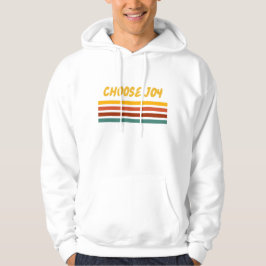 Wählen Sie Joy Bible Verse Farbenfrohe Retro Chris Hoodie