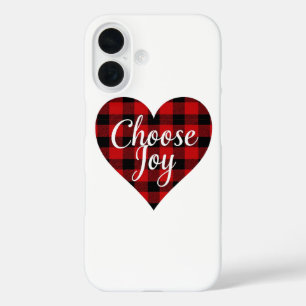 Wählen Sie Joy Inspiration Zitat iPhone 16 Hülle