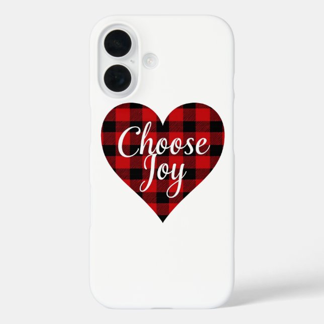 Wählen Sie Joy Inspiration Zitat Case-Mate iPhone Hülle (Rückseite)