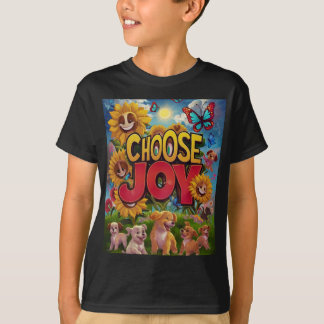 Wählen Sie Joy: Inspirational Kids' T - Shirt