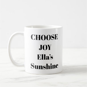 Wählen Sie Joy Inspirational Tasse aus