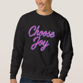 Wählen Sie Joy Neon Lights Design Sweatshirt