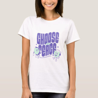 Wählen Sie Joy & Peace Niedlich Inspirational T-Shirt