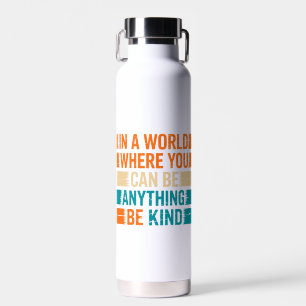 Wählen Sie Kindness - Inspirationstechnische Typog Trinkflasche