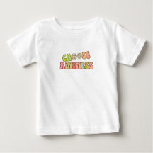 Wählen Sie Kindness - Niedlich Retro Baby Bodysuit