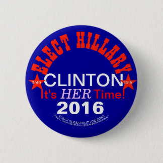 Wählen Sie Knöpfe 2016 Hillary Clintons Pinback Button