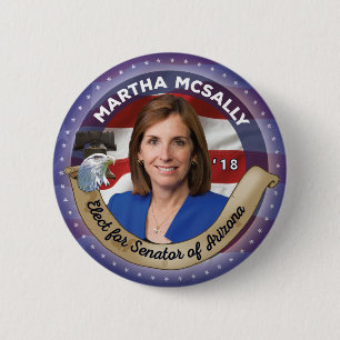 Wählen Sie Martha McSally für Senator von Arizon Button