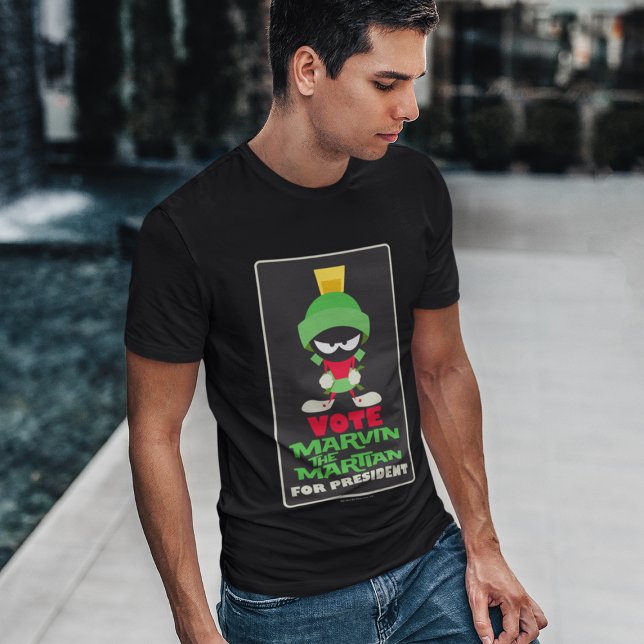 Wählen Sie MARVIN THE MARTIAN™ für den Präsidenten T-Shirt (Von Creator hochgeladen)