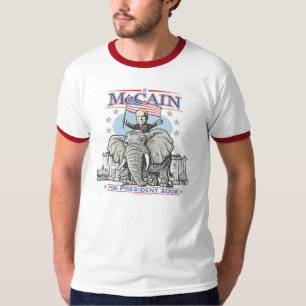 Wählen Sie McCain GOP-Elefanten 2008 T-Shirt