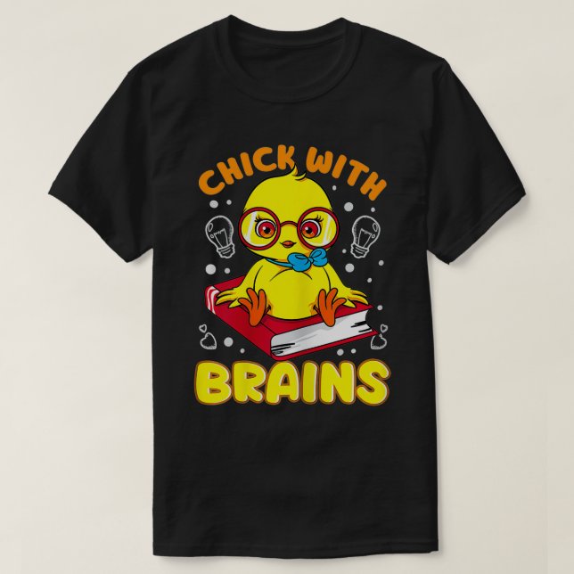 Wählen Sie mit Braunen Funny Sarcastic Smart Intel T-Shirt (Design vorne)