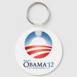 Wählen Sie Obama 2012 wieder Schlüsselanhänger