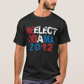 Wählen Sie Obama 2012 wieder T-Shirt